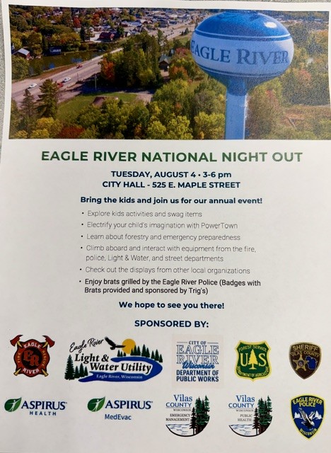 EAGLE RIVER NATIONAL NIGHT OUT - EVENT NOTICE